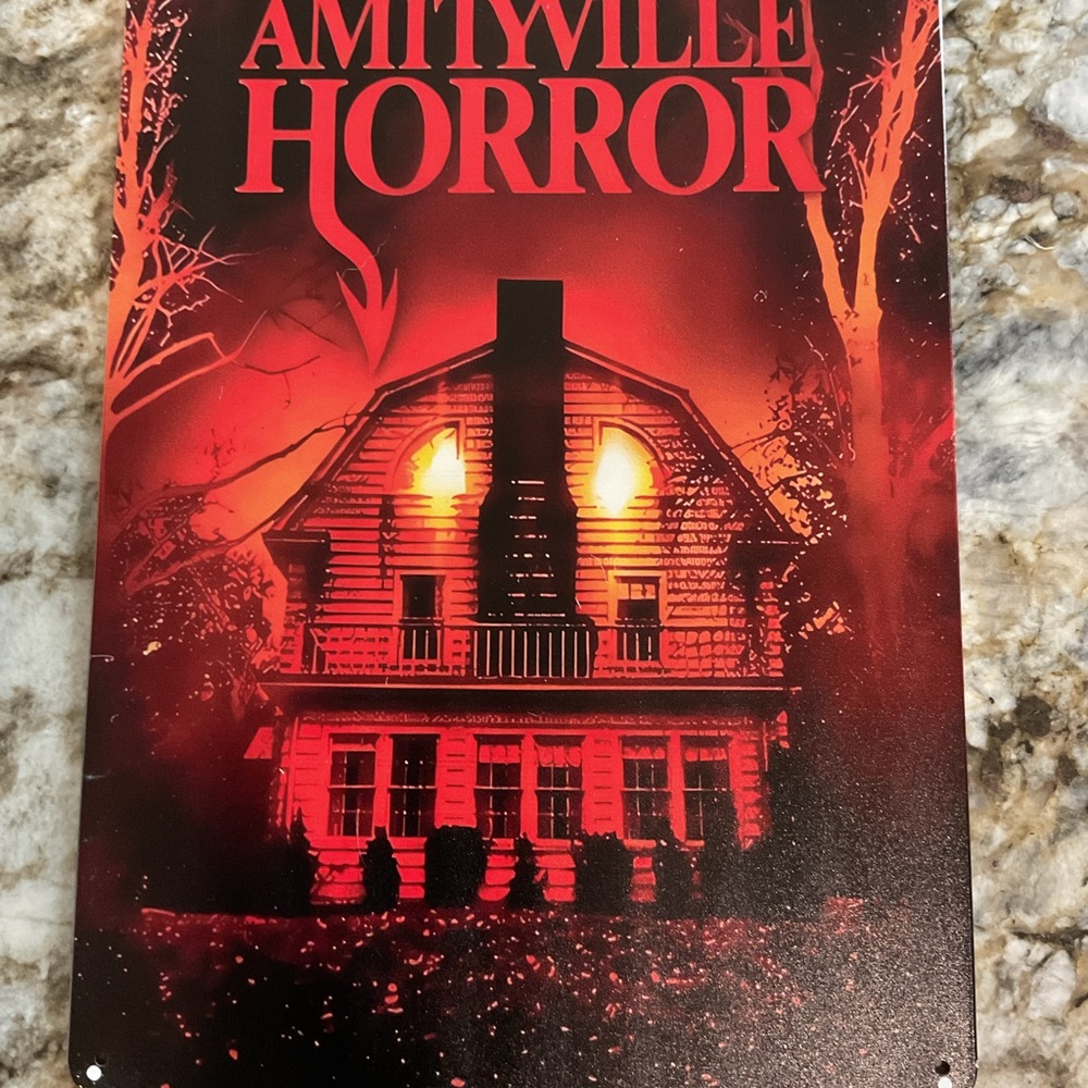 Amityville Horror Metal Sign